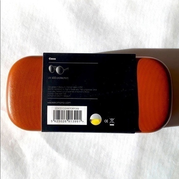 KOMONO Coco Clear / Tortoise Sunglasses New - Picture 12 of 16